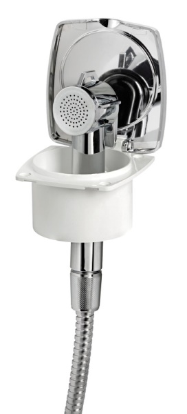 Box doccia New Edge cromato tubo inox 4 m - 15.160.51 Osculati Doccette, pompe a mano