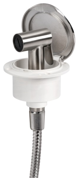 Doccia Classic Evo Inox doccia Tiger tubo Inox 4 m - 15.163.81 Osculati Doccette, pompe a mano