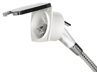 Box doccia New Edge cromato tubo inox 4 m - 15.148.07 Osculati Doccette, pompe a mano