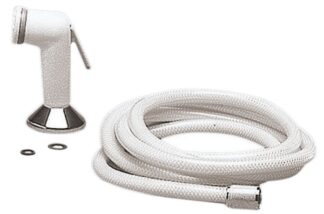 Doccetta Utility tubo PVC 4 m supporto da coperta - 15.256.01 Osculati Doccette, pompe a mano