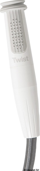 Doccia integrata WHALE Twist Mk2 bianca 190x57 mm - 15.290.23 Osculati Doccette, pompe a mano