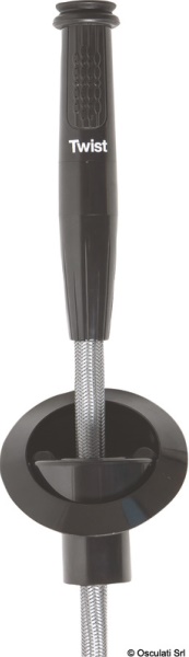 Doccia integrata WHALE Twist Mk2 nera 150x120 mm - 15.290.34 Osculati Doccette, pompe a mano