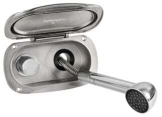 Box doccia Elissa inox con doccia tubo nylon 4 m - 15.325.61 Osculati Doccette, pompe a mano