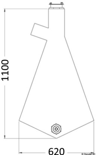Sacco in PVC per doccia Saturn - 15.470.91 Osculati Doccette, pompe a mano