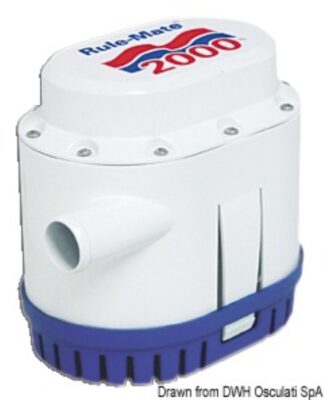 Pompa Rule automatica 129 l/min 24 V - 16.020.21 Osculati Pompe sentina, giranti, autoclavi