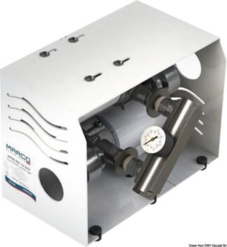 Doppia autoclave a contollo elettr. 2,5 bar 52 l/m - 16.047.35 Osculati Pompe sentina, giranti, autoclavi