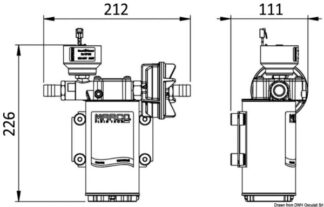 Autoclave aut. a contollo elettr. 2,5 bar 26 l/m - 16.081.06 Osculati Pompe sentina, giranti, autoclavi
