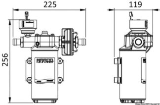 Autoclave aut. a controllo elettr. 3.5 bar 46 l/m - 16.081.16 Osculati Pompe sentina, giranti, autoclavi