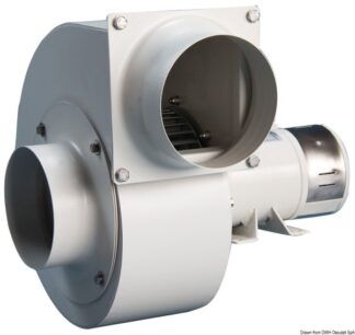 Ventilatore centrifugo CEM acc. 24 V 0,55 kW 28 A RD - 16.102.16 Osculati Pompe sentina, giranti, autoclavi