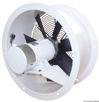Ventilatore assiale CEM acciaio 24 V 0,15 kW 6 A FP - 16.103.12 Osculati Pompe sentina, giranti, autoclavi