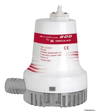 Elettropompa Europump II 800 12 V - 16.122.05 Osculati Pompe sentina, giranti, autoclavi