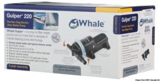 Pompa Whale Gulper 220 12V retail - 16.155.30 Osculati Pompe sentina, giranti, autoclavi