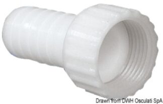 Portagomma diritto femmina 3/4" x 16 mm - 17.236.21 Osculati Raccorderia, filtri