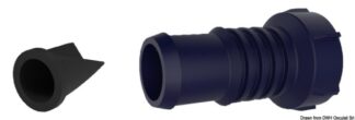 Scarico dritto 1" & 1"-1/8 c/valvola non ritorno - 16.491.93 Osculati Pompe sentina, giranti, autoclavi