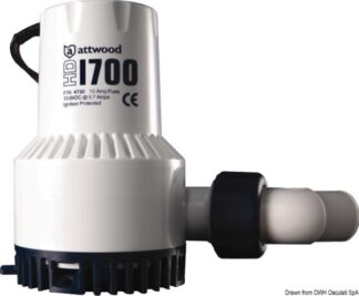 Pompa Heavy Duty 12 V 6 A - 16.504.12 Osculati Pompe sentina, giranti, autoclavi