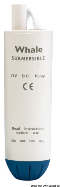Pompa Whale 12 V 6 A - 16.921.50 Osculati Pompe sentina, giranti, autoclavi
