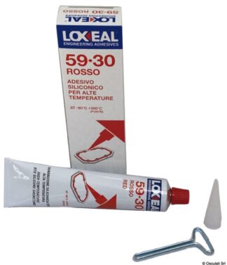 Sigillante silic. 59-30 in pasta rossa alte temp. 75ml - 17.100.11 Osculati Raccorderia, filtri