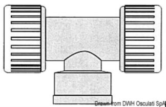 Raccordo a T 1/2" Hydrofix - 17.115.07 Osculati Raccorderia, filtri