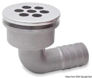 Scarico pozzetto inox Ø 42 - 17.118.02 Osculati Raccorderia, filtri