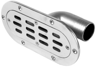 Scarico pozzetto inox ovale - 17.118.05 Osculati Raccorderia, filtri