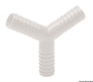 Raccordo nylon a Y mm 16 - 17.203.16 Osculati Raccorderia, filtri
