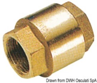 Valvola ritegno ottone 1" 1/2 - 17.232.06 Osculati Raccorderia, filtri