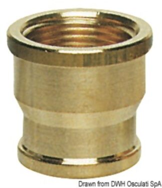 Manicotto ottone femmina/femmina 1"1/2 x 2" - 17.271.05 Osculati Raccorderia, filtri