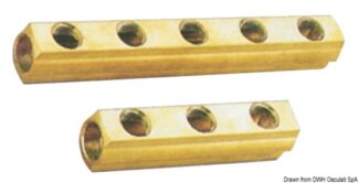 Collettore lineare 3 vie 1" 1/4 x 1/2" - 17.316.23 Osculati Raccorderia, filtri