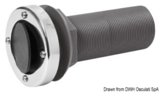 Scarico testa inox 1" 1/2 - 11BSP - 17.395.45 Osculati Raccorderia, filtri