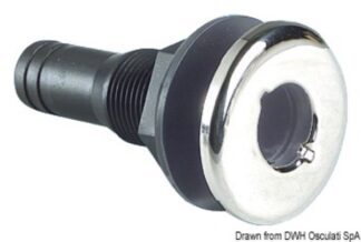 Scarico a mare nylon nero 3/4" - 17.327.03 Osculati Raccorderia, filtri