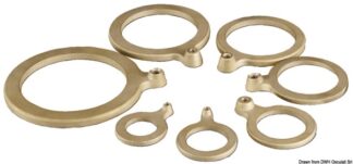 Rondella in ottone 2" con attacco cavo massa - 17.342.07 Osculati Raccorderia, filtri