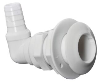 Scarico mare plastica 90° 1" x 25 mm - 17.395.00 Osculati Raccorderia, filtri