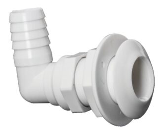 Scarico mare plastica 90° 1" x 19 mm - 17.395.01 Osculati Raccorderia, filtri
