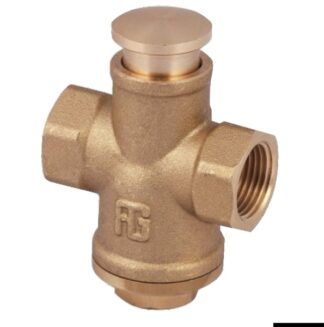 Rubinetto ottone a pulsante 3/8" - 17.400.03 Osculati Raccorderia, filtri