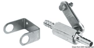 Rubinetto carburante passaggio 8 mm RINA - 17.405.00 Osculati Raccorderia, filtri