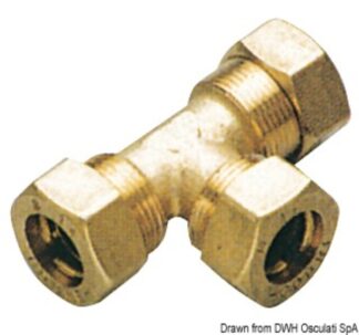 Raccordo T 10 mm - 17.410.02 Osculati Raccorderia, filtri