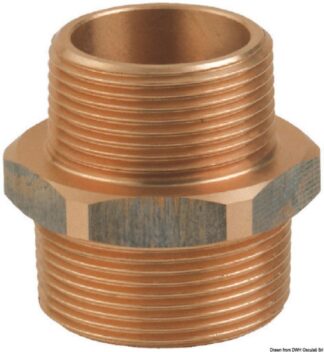 Niples doppio ridotto in bronzo M-M 1"1/2 x 1"1/4 - 17.564.07 Osculati Raccorderia, filtri