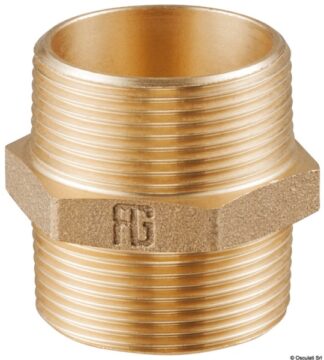 Niples doppio in bronzo M-M 3" - 17.565.10 Osculati Raccorderia, filtri