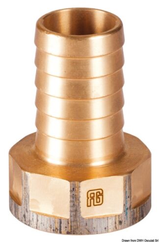 Portagomma femmina in bronzo 1"1/2 x 38 - 17.569.07 Osculati Raccorderia, filtri