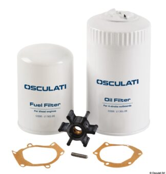 Kit manutenzione motori Diesel VOLVO 877203 - 17.600.05 Osculati Raccorderia, filtri