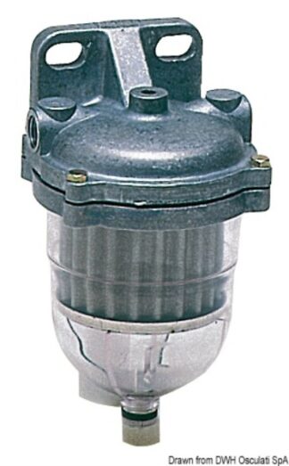 Filtro decantatore per gasolio 130-400 l/h - 17.639.00 Osculati Raccorderia, filtri