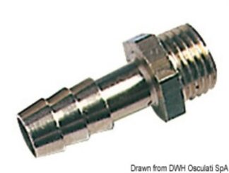 Raccordo per tubo in rame portagomma 10 mm - 17.660.03 Osculati Raccorderia, filtri