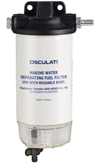 Filtro benzina con separatore acqua - 17.661.24 Osculati Raccorderia, filtri