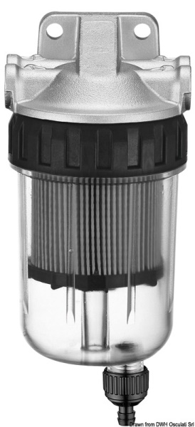 Filtro benzina 205-420 l/h - 17.661.40 Osculati Raccorderia, filtri