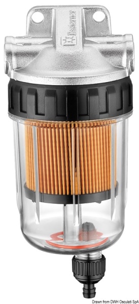 Filtro gasolio 205-420 l/h - 17.661.60 Osculati Raccorderia, filtri