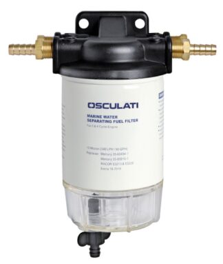 Filtro separatore 192-410 l/h - 17.664.00 Osculati Raccorderia, filtri