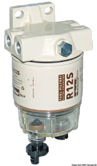 Filtro separatore acqua/carburante Racor 57 l/h - 17.675.01 Osculati Raccorderia, filtri