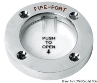 Portellino "Fire Port" inox - 17.680.01 Osculati Raccorderia, filtri