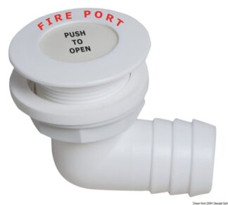 Fire Port 90° portagomma mm.38 - 17.681.01 Osculati Raccorderia, filtri