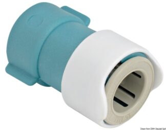 Adattatore plastica 3/8" BSP Whale - 17.815.39 Osculati Raccorderia, filtri